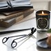 EricX Light Candle Wick Trimmer, Polished Stainless Steel Wick Trimmer,Black